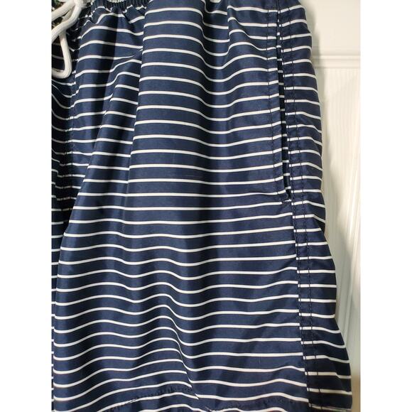 H&M Men’s Swim Shorts – Size M – Nautical Stripe, Mesh Lined - Picture 2 of 5